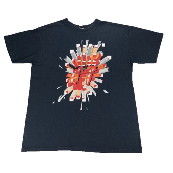 Vintage The Rolling Stones a Bigger Bang Tour T Shirt 2005 Large Black Concert - Picture 1 of 12